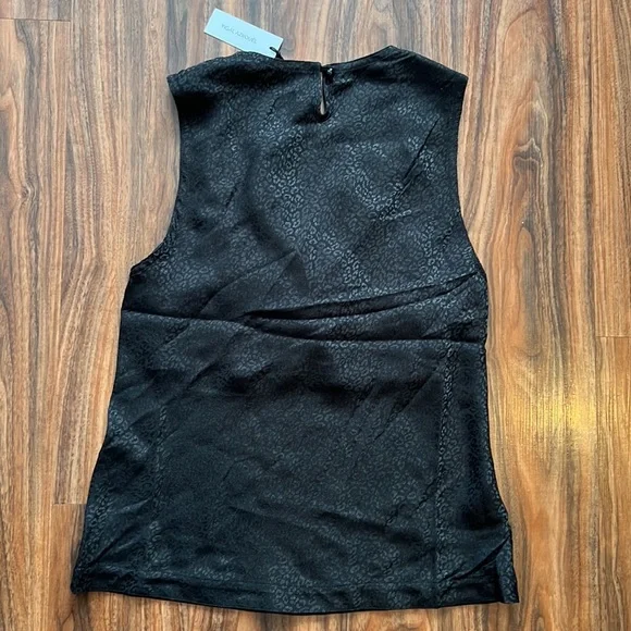 Yigal Azrouel Leopard Jacquard Cross Neck Top - Picture 12 of 15